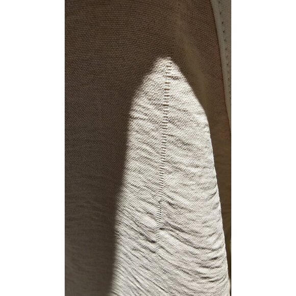 Hailey & Co Pastel Peach Colorblock M Coastal Halter Top W Scalloped Hem & Tie - Picture 6 of 7